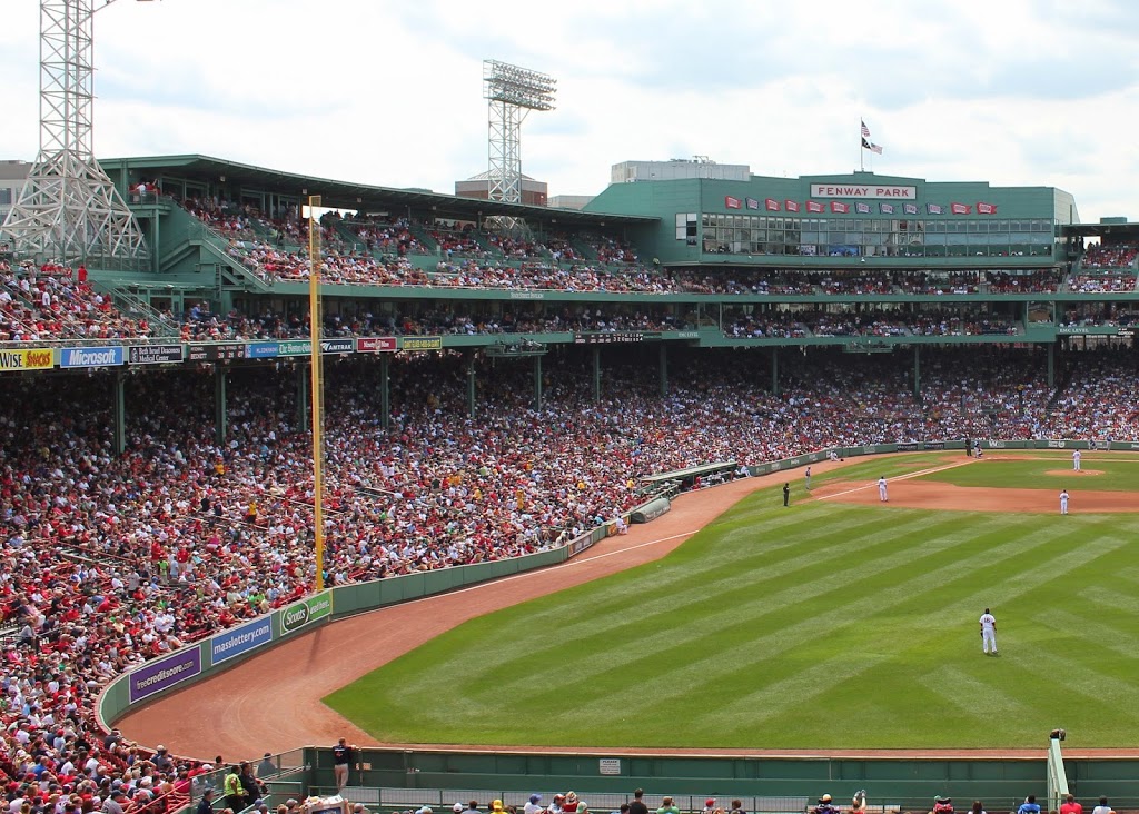 Fenway Park entrance, Entrance at corner of Yawkey Way and …