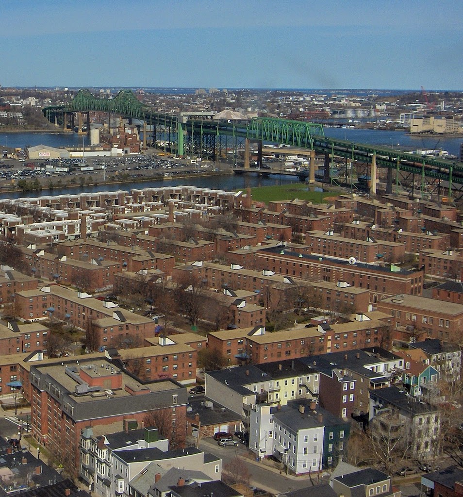 Bunker Hill Monument Aerial