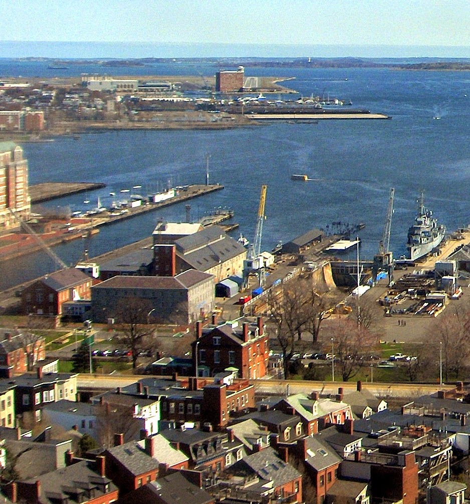 Bunker Hill Monument Aerial