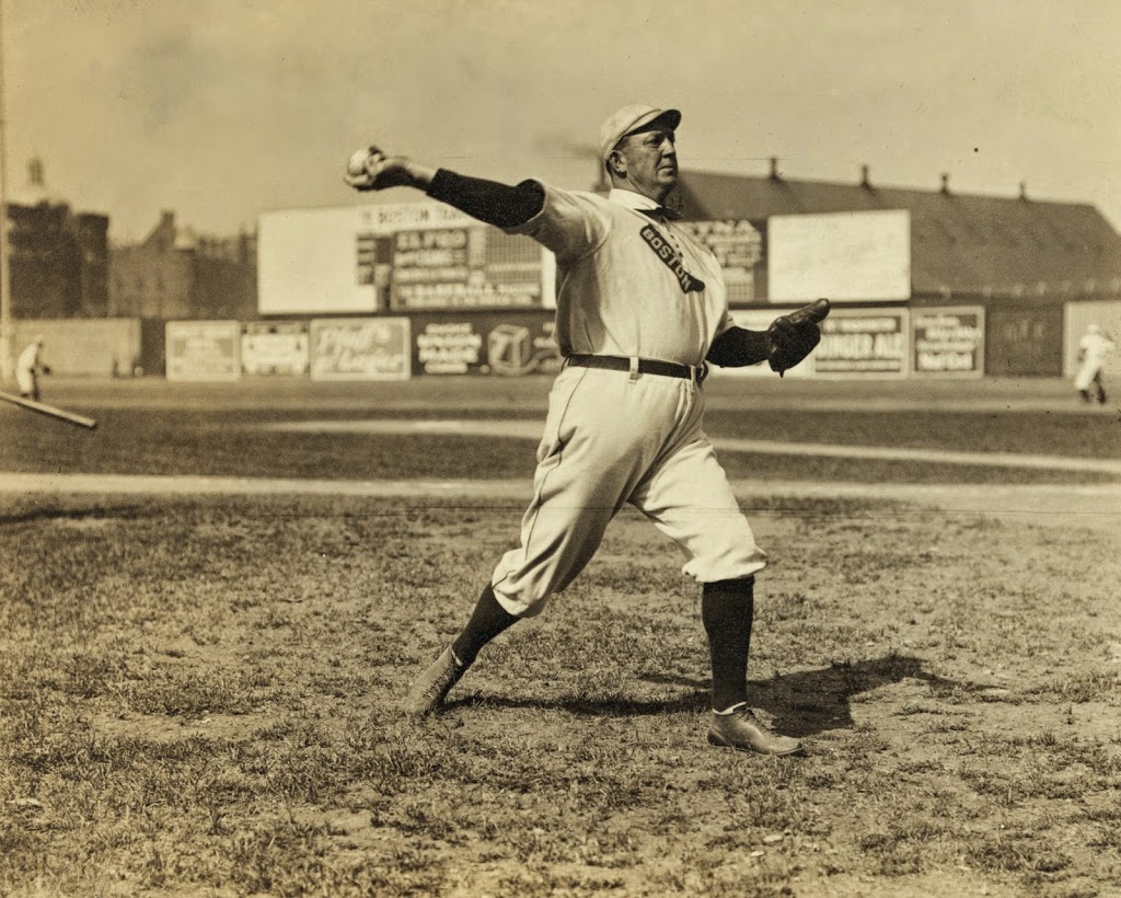 Cy Young at Huntington Avenue Grounds, Boston - Lost New England