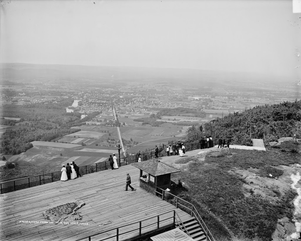 Mount Tom Summit House View, Holyoke, Mass. Lost New England