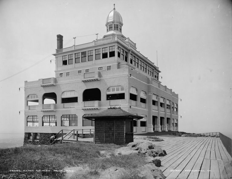 Mount Tom Summit House, Holyoke, Mass. Lost New England