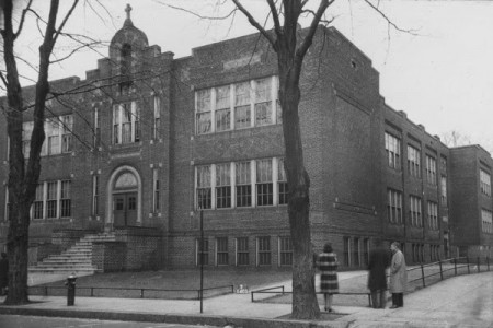 Old Cathedral High School, Springfield, Mass - Lost New England