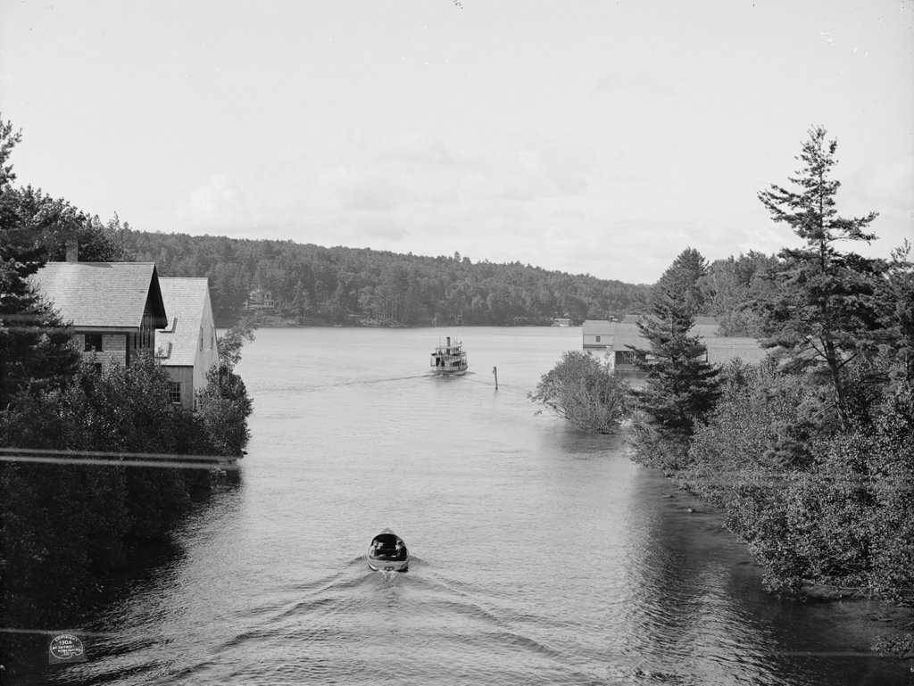 Fishing  WEIRS BEACH - WHERE LAKE WINNIPESAUKEE BEGINS