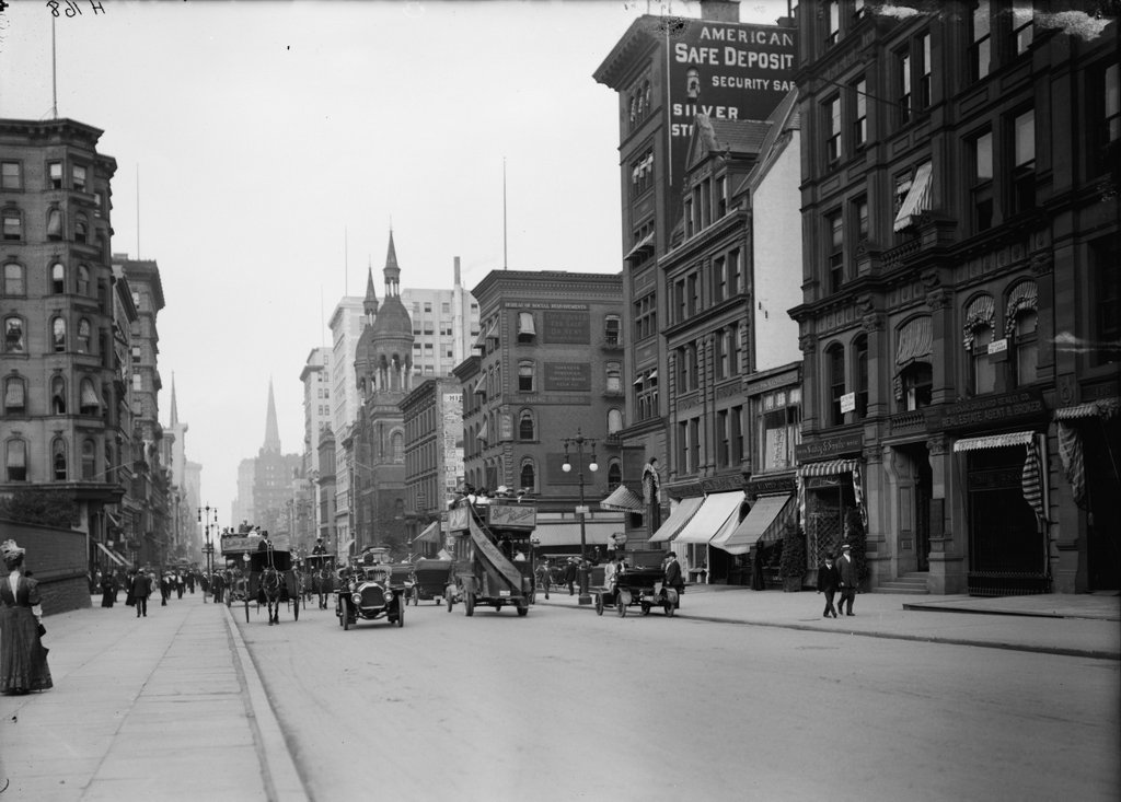 Fifth Avenue Near 42nd Street, New York City (2) - Lost New England