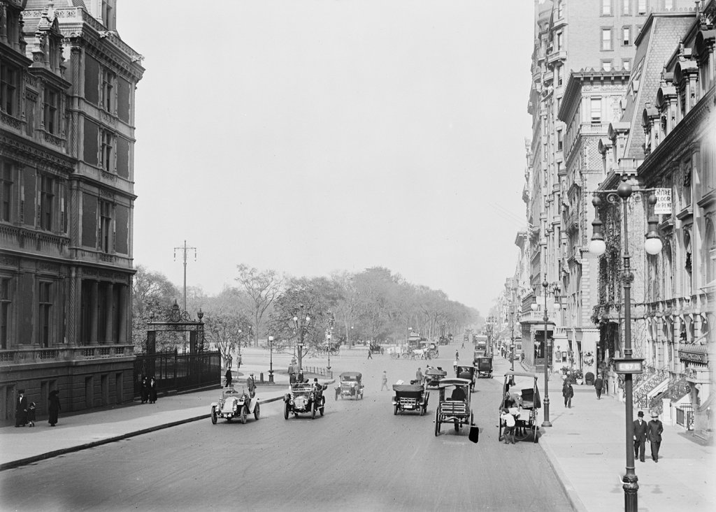 Fifth Avenue from 57th Street, New York City - Lost New England