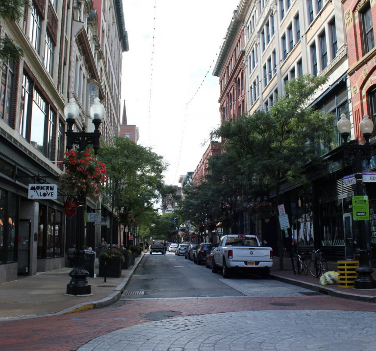 Westminster Street from Eddy Street, Providence, RI - Lost New England