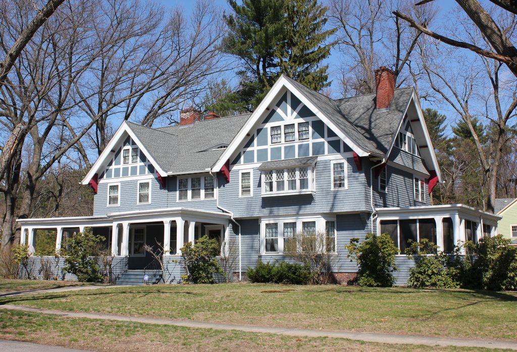 Frank L. Brigham House, Springfield, Mass - Lost New England