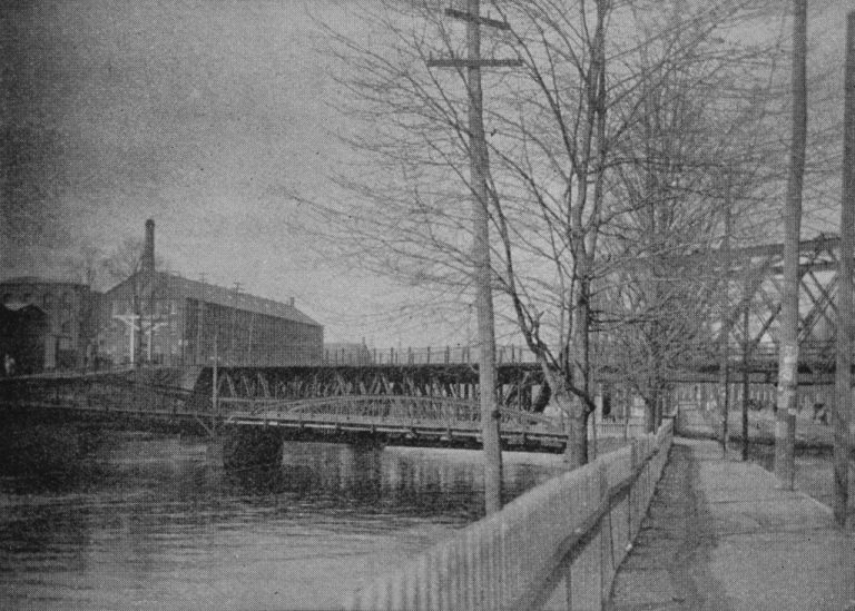 Lyman Street Bridge, Holyoke, Mass Lost New England