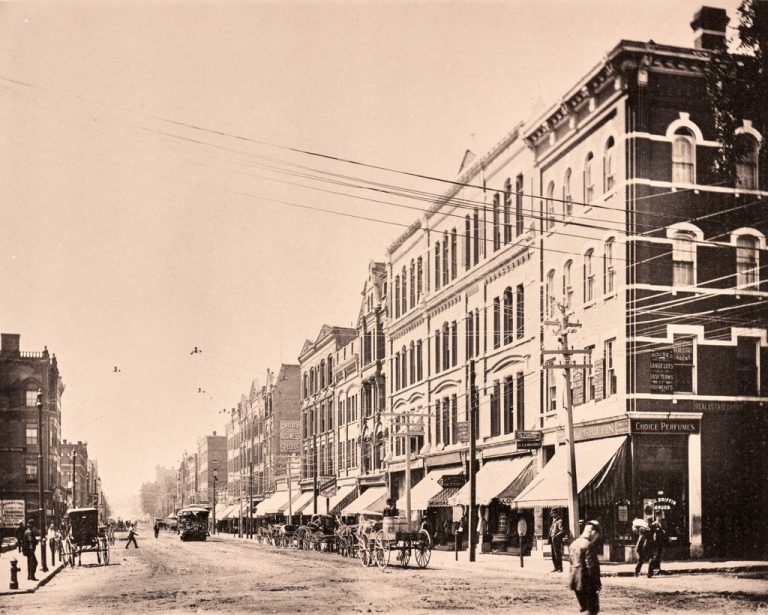 High Street from Dwight Street, Holyoke, Mass - Lost New England