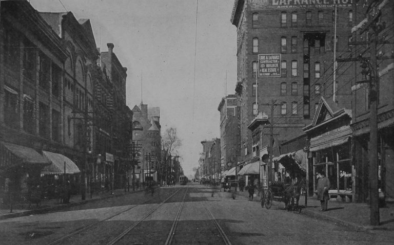 High Street from Essex Street, Holyoke, Mass - Lost New England