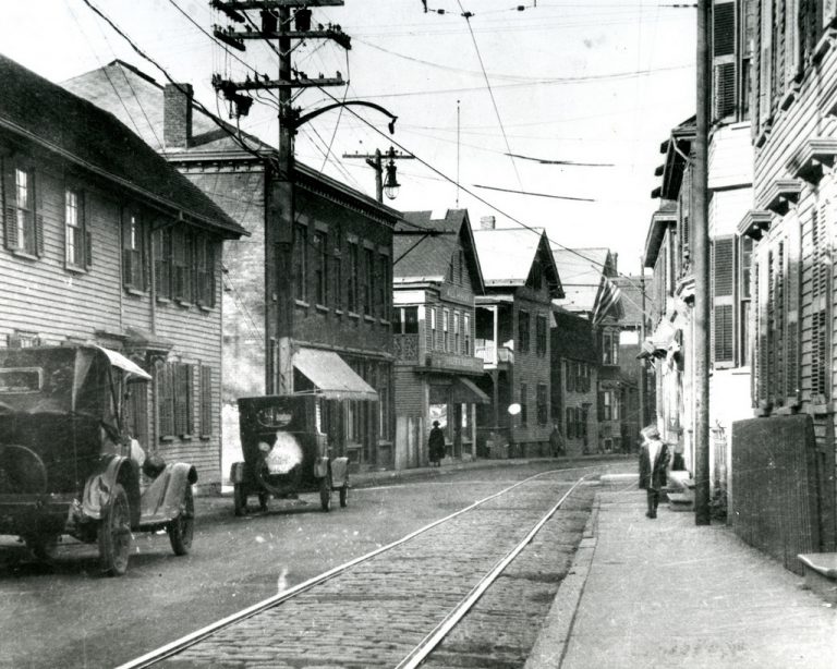 Spring Street from Mary Street, Newport, Rhode Island Lost New England