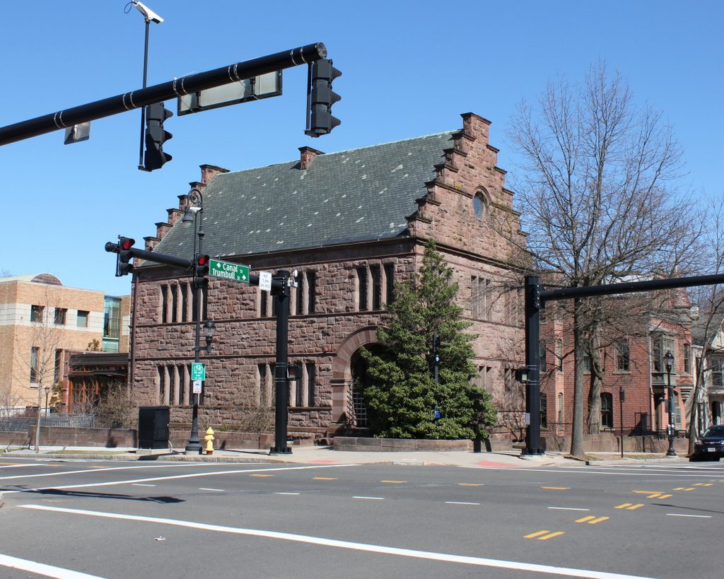 Hall of Skull and Bones fraternity house, Yale University, New