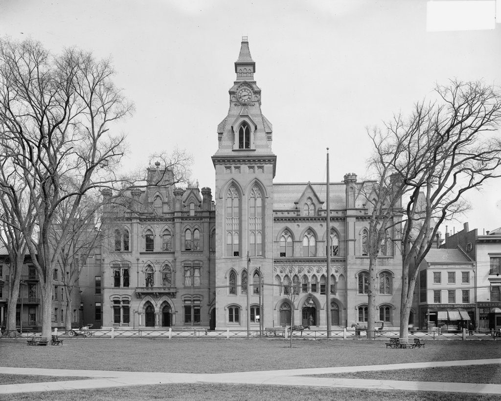 City Hall and County Courthouse, New Haven, Connecticut - Lost New England