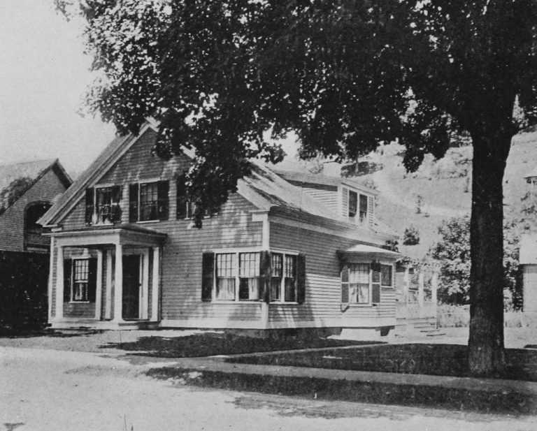 Louis S. Newton House, Hartford, Vermont Lost New England